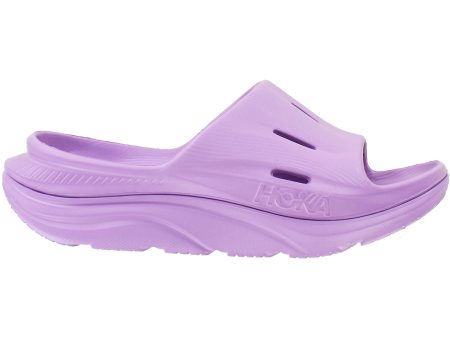 Unisex Hoka Ora Recovery Slide 3 Violet Bloom Violet EVA For Discount