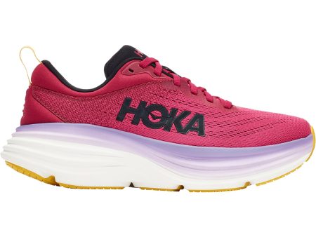 Women s Hoka Bondi 8 Cherries Jubilee Pink Yarrow Mesh Supply