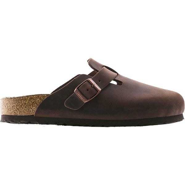 Unisex Birkenstock Boston Soft Footbed Habana Oiled Leather Online Hot Sale