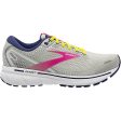 Women s Brooks Ghost 14 Grey Pink Sulphur Spring Mesh Cheap