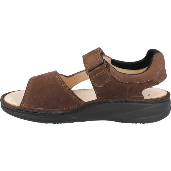 Men s Finn Comfort Skiathos Chestnut Black Nubuck Hot on Sale