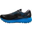 Men s Brooks Ghost 14 Black Blackened Pearl Blue Mesh For Cheap