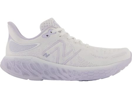 Women s New Balance Fresh Foam X W1080W12 White Libra Violet Haze Mesh Hot on Sale