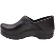 Women s Dansko Professional Clog Black Cabrio Leather For Cheap