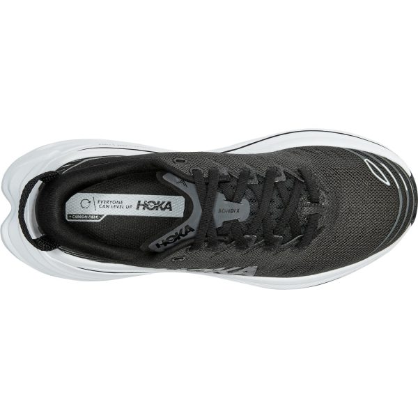 Women s Hoka Bondi X Black White Mesh Cheap