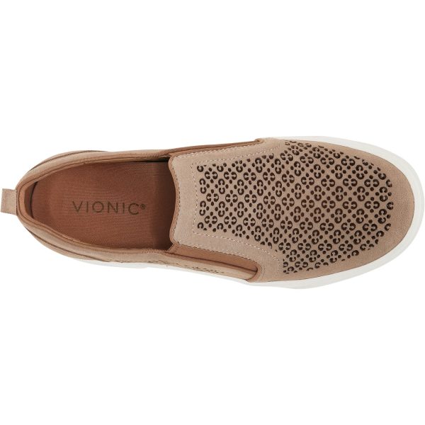 Women s Vionic Kimmie Perf Wheat Suede For Discount