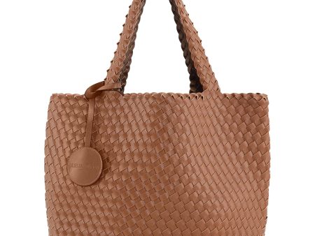 Women s Ilse Jacobsen Bag 08 Reversible Shopper Tote Burnt Caramel Copper Synthetic Online Sale