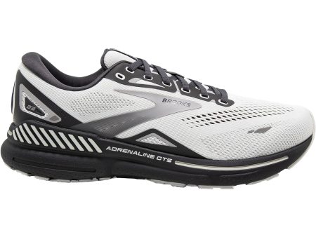 Men s Brooks Adrenaline GTS 23 Oyster Ebony Alloy Mesh For Discount