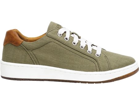 Women s Aetrex Renee Olive Canvas Online