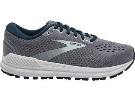 Women s Brooks Addiction GTS 15 Grey Navy Aqua Mesh on Sale