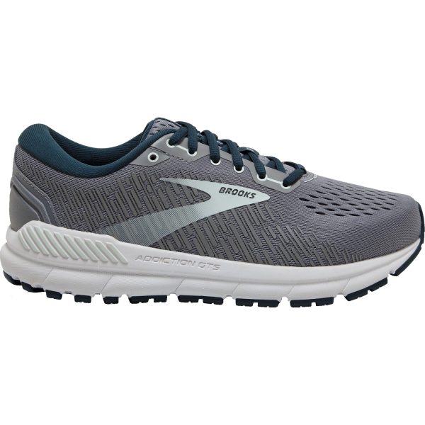 Women s Brooks Addiction GTS 15 Grey Navy Aqua Mesh on Sale