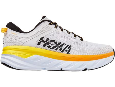 Men s Hoka One One Bondi 7 Nimbus Cloud Radiant Yellow Mesh Discount