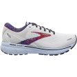 Women s Brooks Ghost 14 White Heather Ebony Mesh Online now