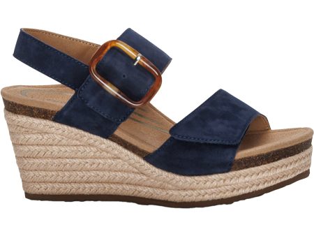 Women s Aetrex Ashley Navy Leather on Sale