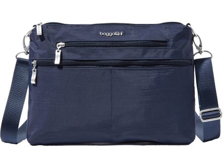 Baggallini City Crossbody French Navy Nylon Online Hot Sale