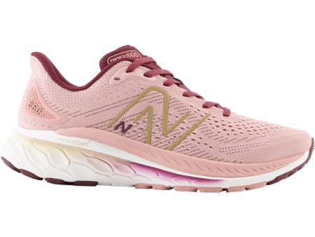 Women s New Balance W860R13 Fresh Foam X Pink Moon Burgundy Mesh Online Sale