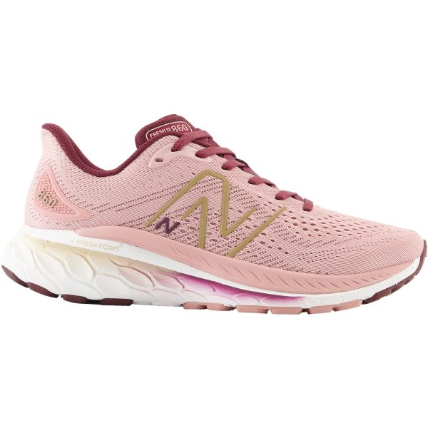 Women s New Balance W860R13 Fresh Foam X Pink Moon Burgundy Mesh Online Sale