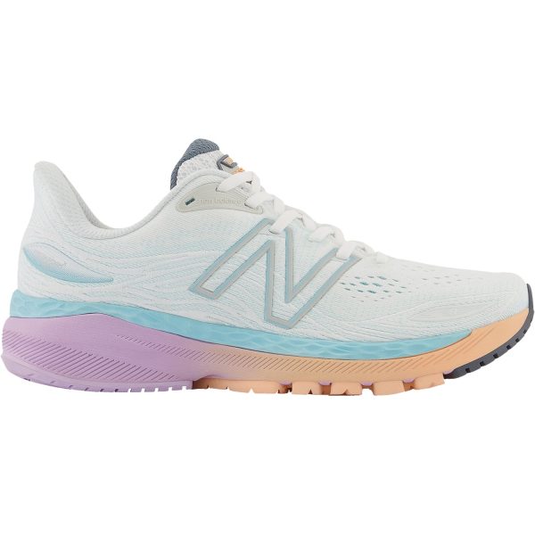 Women s New Balance Fresh Foam W860W12 White Blue Chill Mesh Fashion