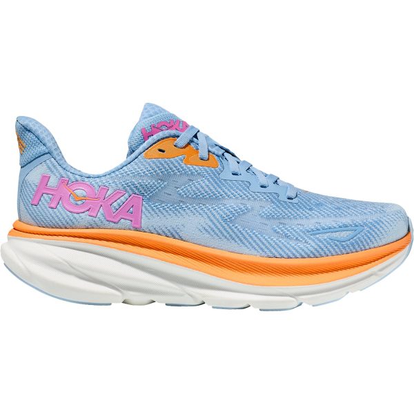 Women s Hoka Clifton 9 Airy Blue Ice Water Mesh Online Sale