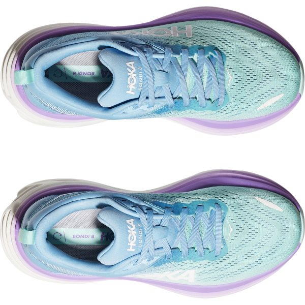 Women s Hoka Bondi 8 Airy Blue Sunlit Ocean Mesh Online now