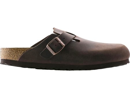 Unisex Birkenstock Boston Habana Oiled Leather For Cheap