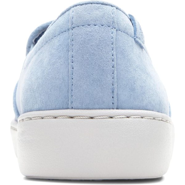 Women s Vionic Avery Pro Non-Slip Light Blue Suede Hot on Sale