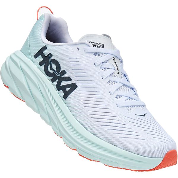 Women s Hoka One One Ora Rincon 3 White Blue Glass Mesh Fashion