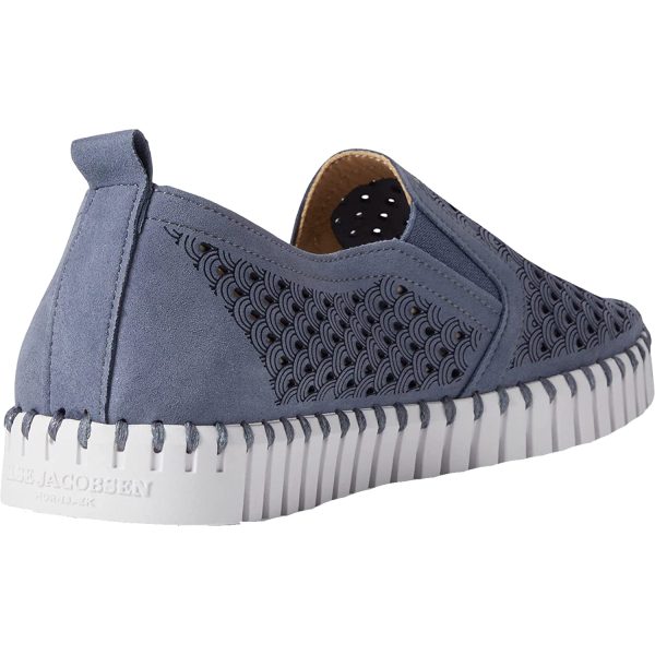 Women s Ilse Jacobsen Tulip 140 Grey Blue Synthetic Supply