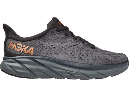 Women s Hoka One One Clifton 8 Anthracite Copper Mesh Discount