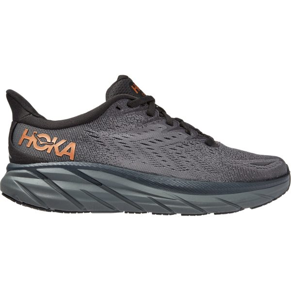 Women s Hoka One One Clifton 8 Anthracite Copper Mesh Discount