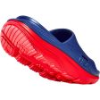 Unisex Hoka Ora Recovery Slide 3 Bellwether Blue Red EVA For Discount