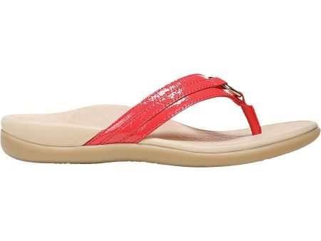 Women s Vionic Tide Aloe Poppy Leather Hot on Sale