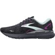 Women s Brooks Adrenaline GTS 23 Black Light Blue Purple Mesh Sale