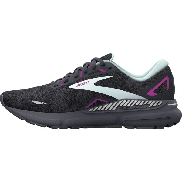 Women s Brooks Adrenaline GTS 23 Black Light Blue Purple Mesh Sale