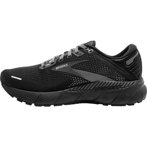 Women s Brooks Adrenaline GTS 22 Black Black Ebony Mesh Online Hot Sale