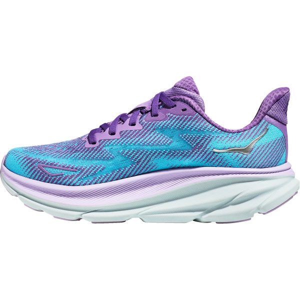 Women s Hoka Clifton 9 Chalk Violet Pastel Lilac Mesh Online Sale