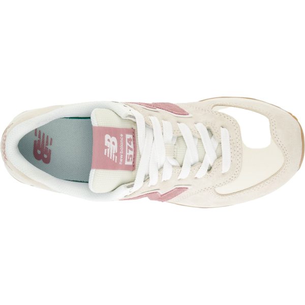 Women s New Balance WL574QC2 Linen Rosewood Suede For Discount