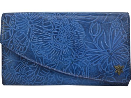 Anuschka Accordion Flap Wallet Ocean Leather Sale