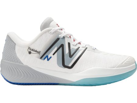 Men s New Balance FuelCell MCH996PB White Grey Team Royal - Pickleball Court Mesh For Sale