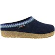 Unisex Haflinger Zig Zag Captains Blue Wool Sale