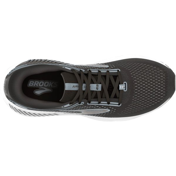 Women s Brooks Ariel GTS 23 Black Grey White Mesh Cheap