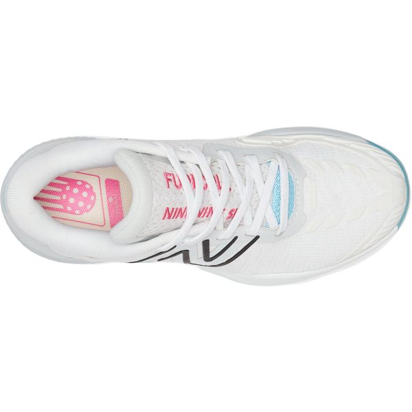 Women s New Balance WCH996PB FuelCell 996 White Grey Team Red Mesh Online now