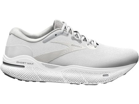 Women s Brooks Ghost Max White Oyster Metallic Silver Discount