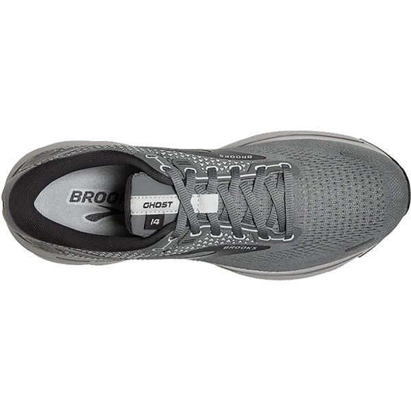 Men s Brooks Ghost 14 Grey Alloy Oyster Mesh Online