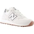 Women s New Balance WL574XW2 Reflection White Black Suede Mesh Hot on Sale