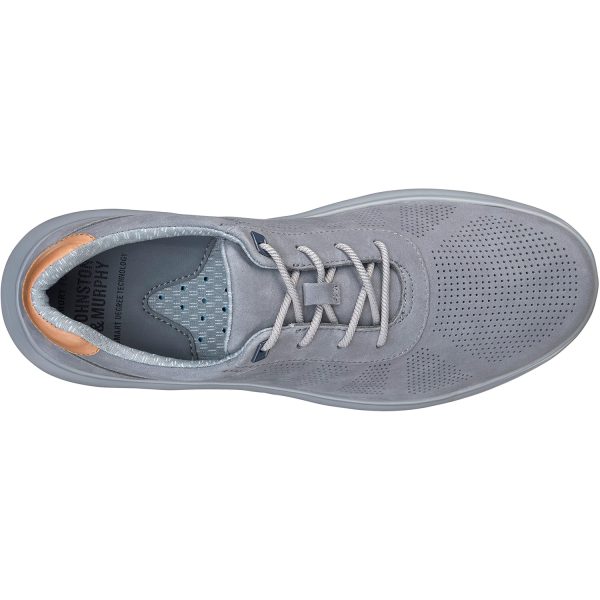 Men s Johnston & Murphy Activate U-Throat Grey Nubuck Online Hot Sale