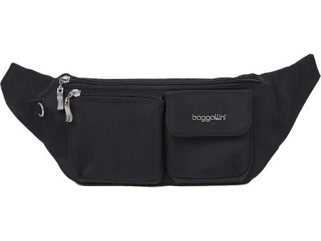 Baggallini Modern Everywhere Waistpack Black Nylon on Sale