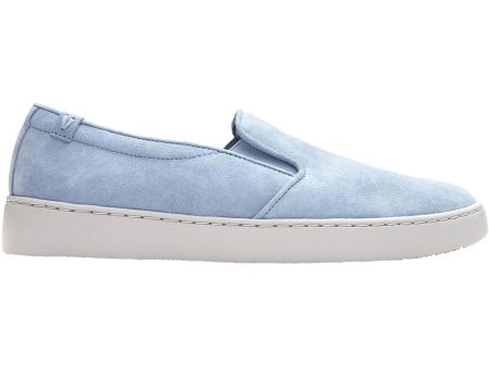 Women s Vionic Avery Pro Non-Slip Light Blue Suede Hot on Sale