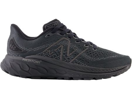 Women s New Balance W860T13 Fresh Foam X Black Lead Black Metallic Mesh Discount