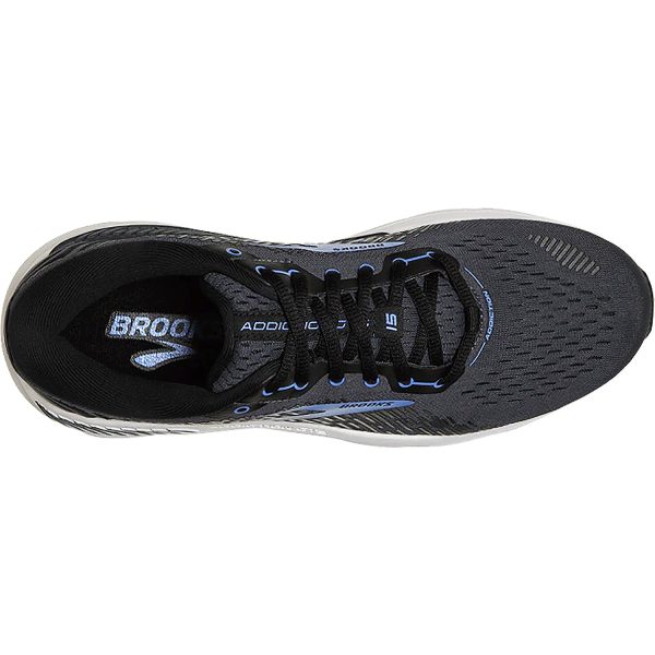 Men s Brooks Addiction GTS 15 India Ink Black Blue Mesh Hot on Sale